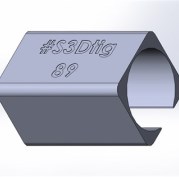 Зажим для прямой трубы Ø89 н.о. NewSTRO-89