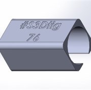 Зажим для прямой трубы Ø76 н.о. NewSTRO-76