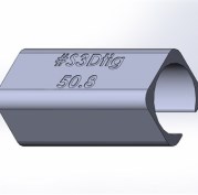 Зажим для прямой трубы Ø50.8 н.о. NewSTRO-50.8