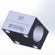 Зажим для прямой трубы Ø57 STRO-57