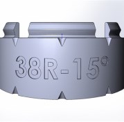 Элемент отвода 15 градусов TW38R-15