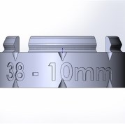 Элемент прямой трубы 10мм TW38-10