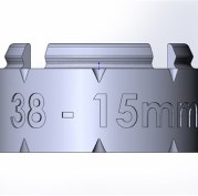 Элемент прямой трубы 15мм TW38-15