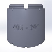 Элемент отвода 30 градусов TW40R-30
