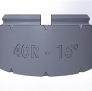 Элемент отвода 15 градусов TW40R-15