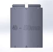 Элемент прямой трубы 50мм  TW40-50