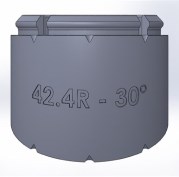 Элемент отвода 30 градусов TW42.4R-30
