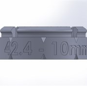 Элемент прямой трубы 10мм TW42.4-10