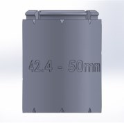 Элемент прямой трубы 50мм TW42.4-50