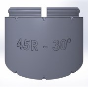Элемент отвода 30 градусов  TW45R-30