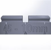 Элемент прямой трубы 10мм TW45-10