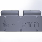 Элемент прямой трубы 15мм TW45-15