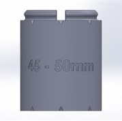 Элемент прямой трубы 50мм TW45-50