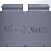 Элемент прямой трубы 30мм  TW45-30
