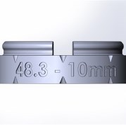 Элемент прямой трубы 10мм TW48-10