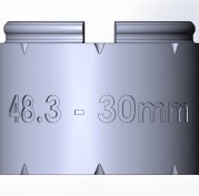 Элемент прямой трубы 30мм TW48-30