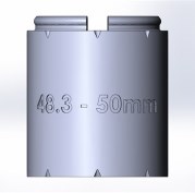 Элемент прямой трубы 50мм TW48-50