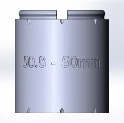 Элемент прямой трубы 50мм TW51-50