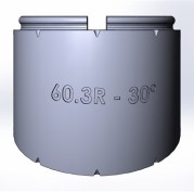 Элемент отвода 30 градусов TW60R-30