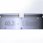 Элемент прямой трубы 15мм  TW60-15