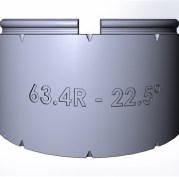 Элемент отвода 22.5 градуса TW63R-22.5