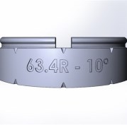 Элемент отвода 10 градусов  TW63R-10