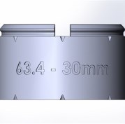 Элемент прямой трубы 30мм  TW63-30