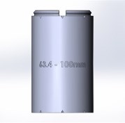 Элемент прямой трубы 100мм  TW63-100