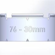 Элемент прямой трубы 30мм TW76.1-30
