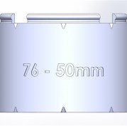Элемент прямой трубы 50мм TW76.1-50