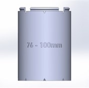 Элемент прямой трубы 100мм TW76.1-100