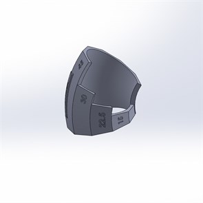 Транспортир для отводов Ø60 Т60R