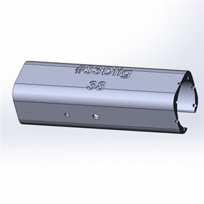 Зажим для прямой трубы Ø38 NewSTRO-38