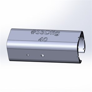 Зажим для прямой трубы Ø40 NewSTRO-40