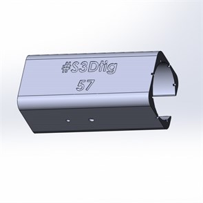 Зажим для прямой трубы Ø57 NewSTRO-57