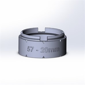 Элемент прямой трубы 20мм TW57-20