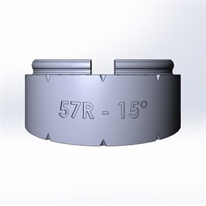 Элемент отвода 15 градусов TW57R-15