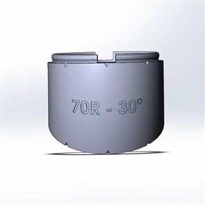 Элемент отвода 30 градусов TW70R-30