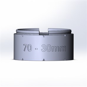 Элемент прямой трубы 30мм TW70-30