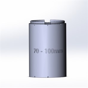 Элемент прямой трубы 100мм TW70-100