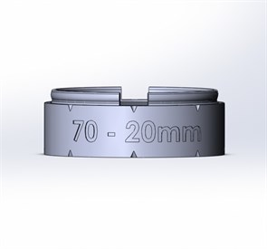 Элемент прямой трубы 20мм TW70-20