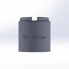 Элемент прямой трубы 50мм TW53-50