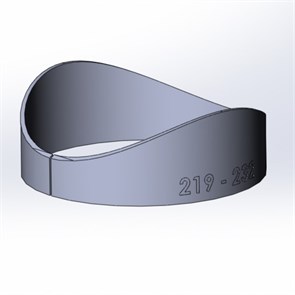 Шаблон врезки Ø219 Vrezka219-323-90